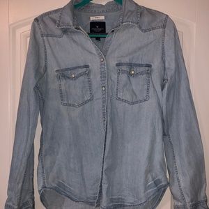 Long sleeve Denim Button-up